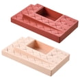 thumbnail image 3 of Soporte de silicona para pintalabios, organizador de gran capacidad, contenedor de soporte para mujer, tocador, cajón, estante, encimera, bandeja de almacenamiento, rojo Irene Inevent HA012139-01, 3 of 7
