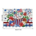 thumbnail image 2 of dajkiuy 4th of July Drying Mat for Kitchen Counter 12 x 18 in - US Independence Day Summer Table Mats Large Dish Drainer Mats Protector Pad for Countertop Sinks Dining Table Holiday Decor, 2 of 5