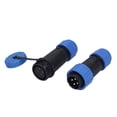 thumbnail image 1 of Aviation Plug, Pure Copper Gold Plated Welding Free Installation Cable Connectors  For Instruments For Communication Equipment For Computers 2 Core,3 Core,4 Core,5 Core, 1 of 8