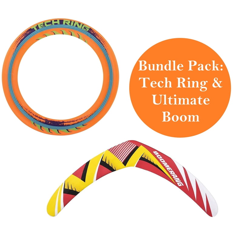 Lanard: Ultimate Bundle Pack - Boomerang & Tech Ring - 2 Flying