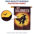 thumbnail image 4 of America Forever Headless Horseman Halloween House Flag Double Sided 28 x 40 inches Happy Halloween Jack O'lantern, Bats, Pumpkin Head Garden Decoration for Outdoors, Yard, Porch Garden, Fall Season, 4 of 5