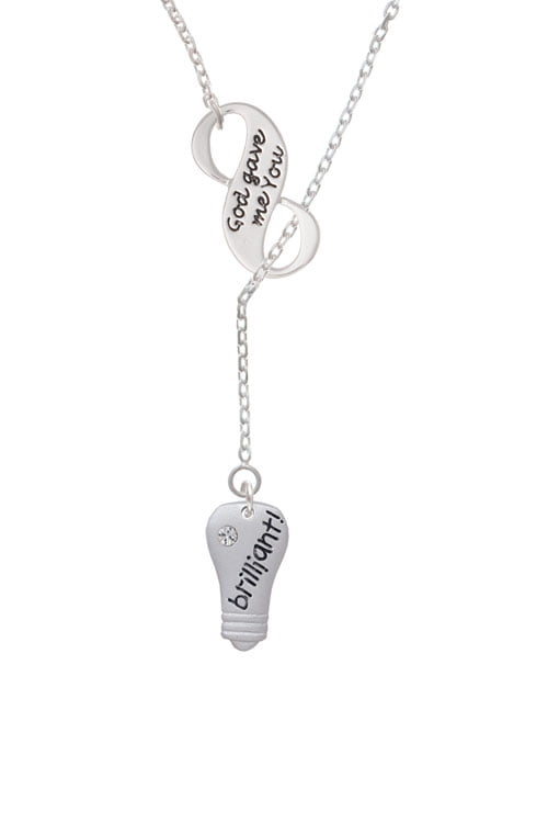 Delight Jewelry I Love You to The Moon and Back Infinity Lariat Necklace