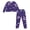 Bow Snowflake, variant on Long Sleeve Pajamas for Sleepwear Nightwear, Crewneck Comfy Jogger Pants Pajama Sets, Cute Cartoon Shark