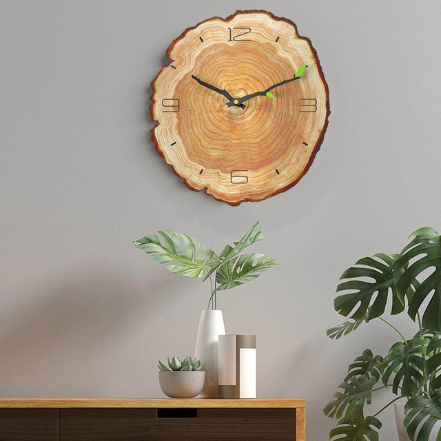 fastboy 12inch Non-ticking Silent Quartz Wall Clock Battery Operated 4 Numbers A