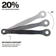 thumbnail image 3 of Klein Tools 4 In 1 Ratcheting Wrench Small, 3 of 6