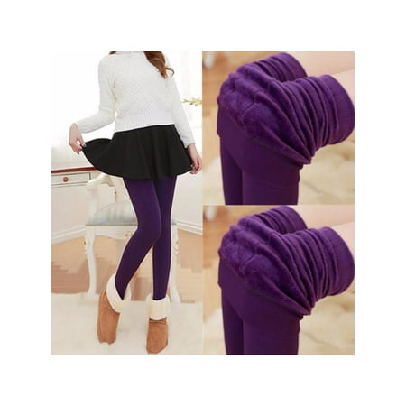 New Women's New Winter Thick Warm Fleece Lined Thermal Stretchy Leggings