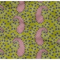 thumbnail image 4 of oneOone Organic Cotton Poplin Twill Fabric Floral & Paisley Block Decor Fabric Printed BTY 42 Inch Wide, 4 of 4