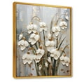 thumbnail image 2 of Designart "Contemporary Snowdrop Elegance" Snowdrops Floater Framed Wall Decor, 2 of 5