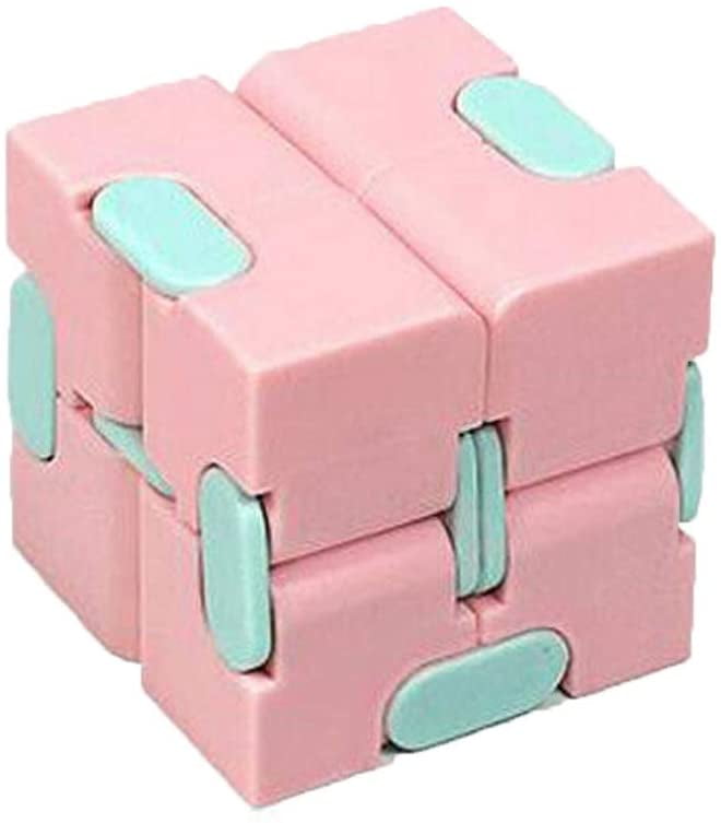 Infinity Cube Fidget Cube Toy Sensory Stress Relief Decompression Fidget Finger Toys Infinite Cube For Kids Adults Office Blue Walmart Com