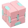 thumbnail image 1 of Infinity Cube Fidget Toy, Magic Cube Stress and Anxiety Relief Puzzle Accessorys Portable Children's Fingertips Decompress Square for Adults and Kids (Pink), 1 of 7