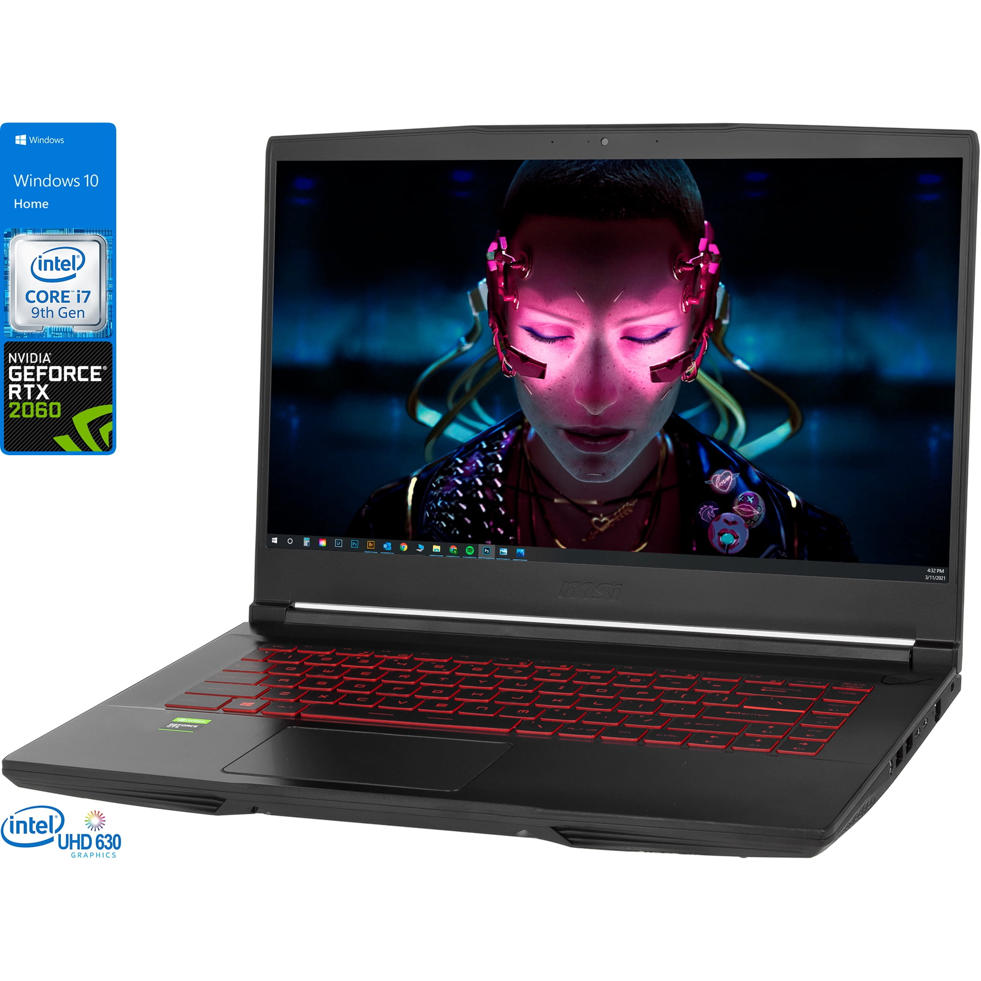 MSI GF65 Gaming Notebook, 15.6