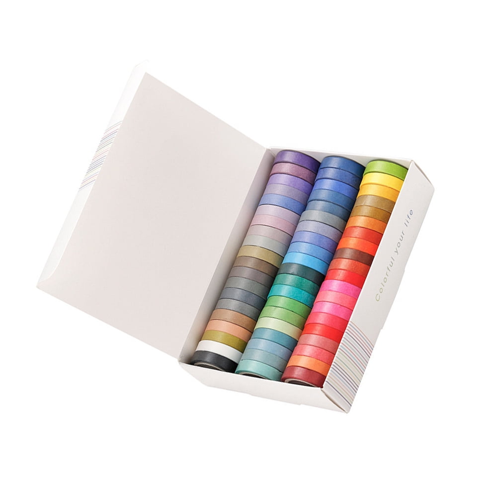 MRLESS Decorative Masking Tape for DIY Crafts and Planners - 60 Rolls