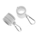 thumbnail image 5 of Paquete de 2 clips para mástil de bandera, anillo de montaje giratorio de nailon, sin enredos, con mosquetones para anillos de mástil de 1"-1" de diám, 5 of 8