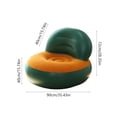 thumbnail image 2 of Lunxisen 1 Pcs Inflatable Sofa Portable Outdoor Recliner Camping Furniture Foldable Lazy Chair for Adults Indoor Lounge Comfort, 2 of 8