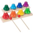 thumbnail image 4 of 1 Set of Eight Tone Desk Bell Toys Percussion Hand Bells Percussion Instrument for Kids, 4 of 7