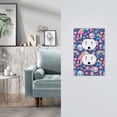 thumbnail image 5 of Fotbe mushroom Skull rainbow color Print Duplex Receptacle Wall Plate, 1-Gang 5.0" x3.0" Wall Outlet Covers, Dual Outlet Faceplates Covers, Color-matched Screws Included-Style S, 5 of 6