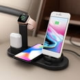 thumbnail image 6 of 3-in-1 Wireless Charging Station - Fast 10W Charger Dock for Phone Watch, Rotatable Stand for Bedroom Office Desk Nightstand, 6 of 6