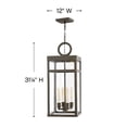 thumbnail image 6 of Hinkley Lighting - Four Light Hanging Lantern - Porter - 4 Light Large Outdoor, 6 of 9