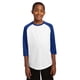 thumbnail image 1 of Camiseta de béisbol Sport-Tek Deporte-Tek YST205 Blanco/Azul real L, 1 of 1