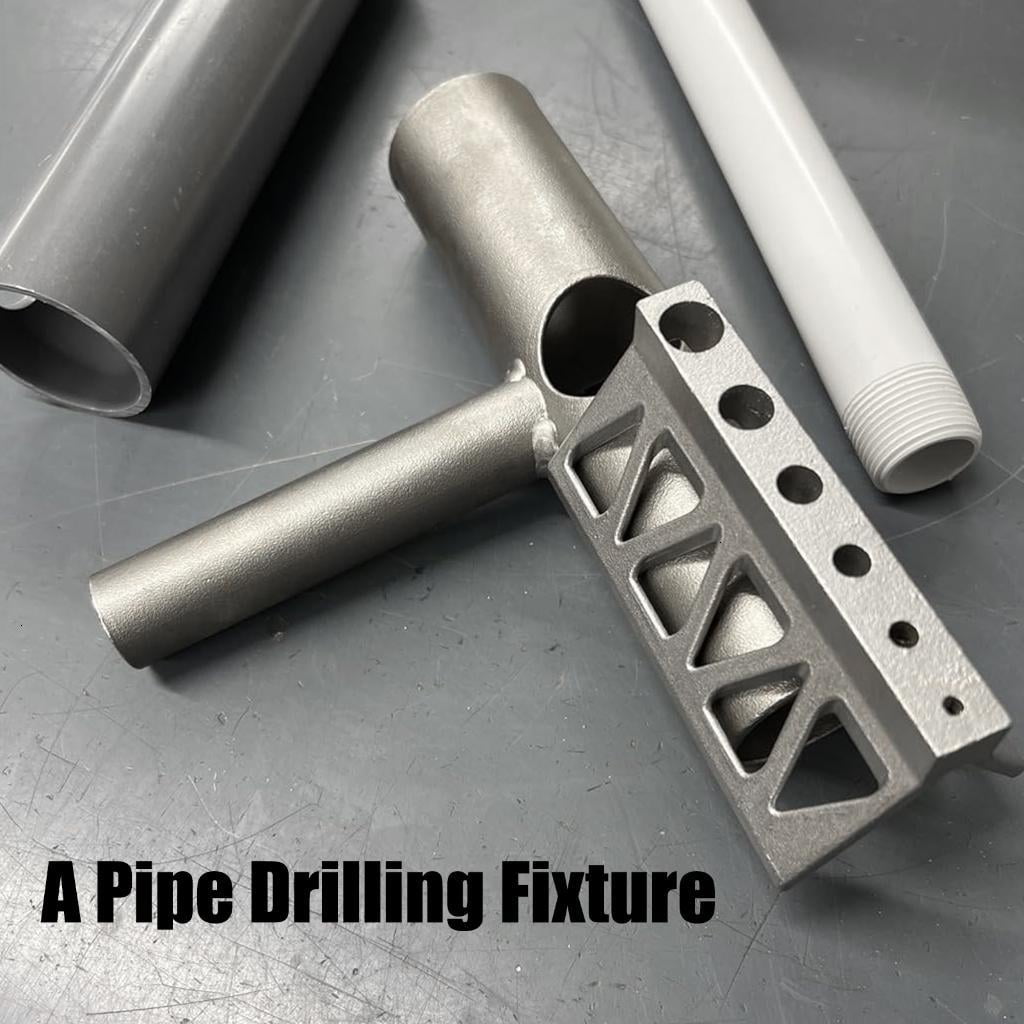 Pipe Drilling Guide Tool Metal Pipe Drilling Jig Fixture Tube Drill Guide