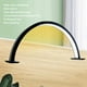 thumbnail image 3 of Luz liderado de medios luna 35W 28 Pulgadas Aleació de aluminio medios regulables Luna lámpara de escrito para ermas cuidado de la piel manicura negros, 3 of 7