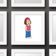 thumbnail image 3 of Gallery Pops Family Guy - Meg Griffin Wall Art, White Framed Version, 12" x 12", 3 of 5