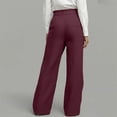 thumbnail image 5 of Endives Women Linen Pant Dress Pants Summer Business Casual Outfits Baggy Pant Wide Leg Pant With Pockets 2026 Beach Vacation, 5 of 6