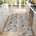 thumbnail image 4 of Kitchen Rugs Sets Of 2,Beagle and Dog Footprints Anti Fatigue Kitchen Mat Rugs Non Slip Washable,Decorative Kitchen Floor Mats for Kitchen,Sink,Laundry,17"X47", 4 of 5