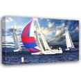 thumbnail image 1 of Alan Hausenflock 44x31 Gallery Wrapped Canvas Wall Art Titled - Sailing at Sunset II, 1 of 4