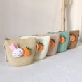 thumbnail image 2 of Straw Fashion Children Mini Cartoon Wallet Beach Crossbody Shoulder Hanging Bag, 2 of 8