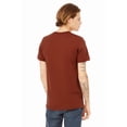 thumbnail image 4 of BELLA + CANVAS Men’s Jersey Tee, 100 Cotton, Short Sleeve Crew T-Shirt, Rust, Sizes S-4XL, 4 of 4