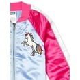 thumbnail image 3 of 365 Kids From Garanimals Girls Unicorn Bomber Jacket, Sizes 4-10, 3 of 3