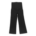 thumbnail image 4 of Maternity Pants Comfortable Flare Over The Belly Work Pregnancy Trousers Stretchy Wide Leg Design With Pockets Great Fit For, 4 of 4