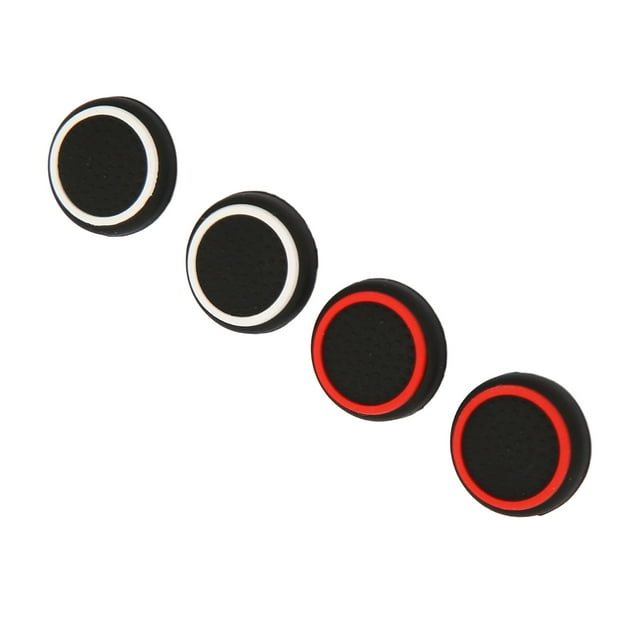 Thumb Grip Caps, Silicone 2 Pairs Replacement Joystick Caps Easy To Install Flexible for Handheld Consoles
