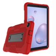 thumbnail image 6 of Dteck Case for Samsung Galaxy Tab A 8.4" SM-T307 (2020 Released),Shockproof Armor Rugged Rubber Case Hybrid Hard PC Protective Stand Cover (Without Built-in Screen Protector),Red+Black, 6 of 6