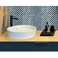 thumbnail image 2 of 5 pack Blue and Black 11.7-in. x 11.7-in. Polished Glass Mosaic Floor and Wall Tile (4.75 Sq ft/case), 2 of 5