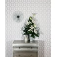 thumbnail image 3 of Arthouse Marjorie Silver Trellis Wallpaper, 3 of 7