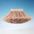 thumbnail image 5 of ATOGUTA Skirt Girls with Elastic Waist Layered Tulle Ballet Dance Princess Dress Birthday Outfit Size 0-10, Khaki, 5 of 5