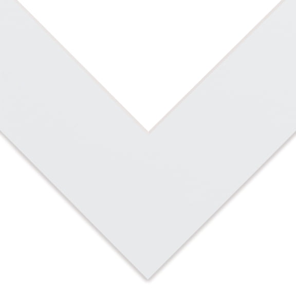 Blick Pre-Cut Mat - Manor White, 8" x 10" (3-3/4" x 5-3/4" Opening)
