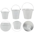thumbnail image 3 of 3Pcs Metal Buckets Durable Garden Planters Practical Plant Pails Flowers Buckets, 3 of 7