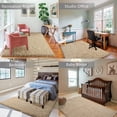 thumbnail image 3 of Lochas Soft Indoor Modern Area Rugs Fluffy Carpets for Living Room Children Bedroom Home Decor Nursery Rug, 4' x 5.3',Camel, 3 of 8