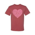 thumbnail image 2 of Wild Bobby, Pink Ribbon Heart, Breast Cancer Awareness, Men Graphic Tee, Vintage Heather Red, 5X-Large, 2 of 5