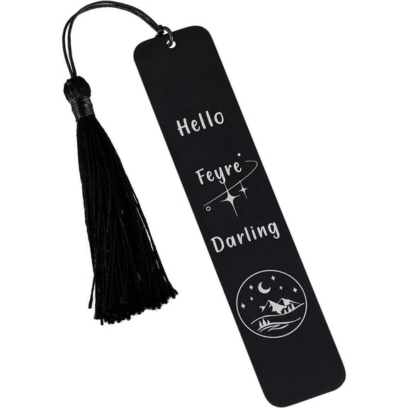 Funny Bookmarks for Women Men Novel Merchandise Bookmark for Fans Book Lovers Hello Fe Darling Reader Birthday Christmas Inspirational Gifts for Female Friends Bookaholic Gifts Bookmark Gifts