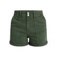 thumbnail image 6 of Time and Tru Women's High Rise Utility Shorts, 3.5" Inseam, Sizes 0-22, 6 of 6