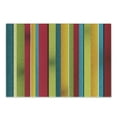 thumbnail image 1 of Vintage Rainbow Cutting Board, Ragged Aged Vertical Stripes with Retro Halftone Effects Dirty Grained Look, Decorative Tempered Glass Cutting and Serving Board, Small Size, Multicolor, by Ambesonne, 1 of 1
