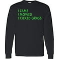thumbnail image 3 of Inktastic I Came, I Mowed, I Kicked Grass Long Sleeve T-Shirt, 3 of 5