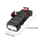 thumbnail image 3 of Faro de bicicleta con batería USB y soporte para teléfono - Luz LED de 500 lúmenes, batería de 3000mAh, impermeable, claxon, mando a distancia, soporte ajustable - Azul, 3 of 8