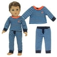 thumbnail image 3 of Sophia's Pajama Shirt and Pants 2 Piece Set for 18" Boy Dolls, 3 of 4
