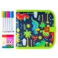 thumbnail image 2 of Portable Erasable Doodle Drawing Book Set, Reusable Art Kit for Mess-Free Sketching, No Stress, Includes 10 Pages and 6 Pencils, Green, 2 of 3