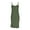 Green*, variant on Women Full Slips Soft Crewneck Slip Dress Adjustable Spaghetti Strap Cami Under Dress Comfy Negligee for Ladies Green*